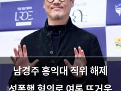 남경주 홍익대 직위 해제 성폭행 혐의로 여론 뜨거운 가운데