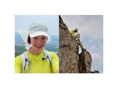 이시영 암벽 등반 성공에 놀란 네티즌들