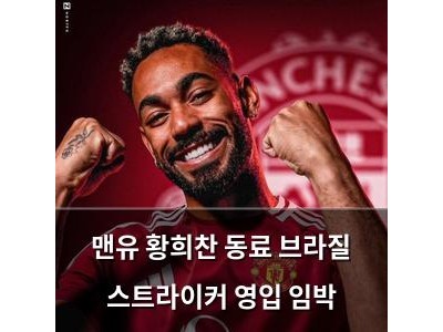 맨유 황희찬 동료 브라질 스트라이커 영입 임박