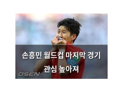 손흥민 월드컵 마지막 경기 관심 높아져