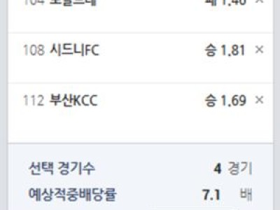 스포츠토토 10만 원까지 구매 가능해져 팬들 반응 뜨거운데