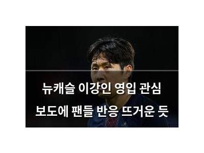 뉴캐슬 이강인 영입 관심 보도에 팬들 반응 뜨거운 듯