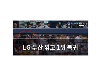 LG 두산 꺾고 1위 복귀