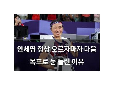 안세영 정상 오르자마자 다음 목표로 눈 돌린 이유